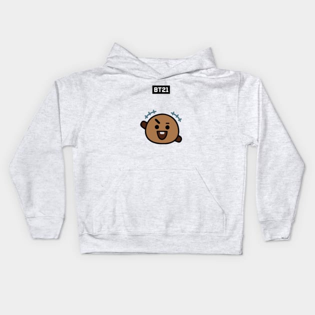 bt21 bts exclusive design 94 Kids Hoodie by Typography Dose